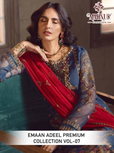 SERIES 7001 TO 7003 BY MAHNUR GEORGETTE SALWAR KAMEEZ MANUFACTURER IN INDIA